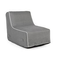 BIZZOTTO CHAISE LONGUE RIHANNA GONFIABILE GRIGIO