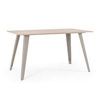 BIZZOTTO tavolo da pranzo da giardino ARJETA 140 × 80 beige