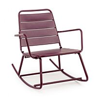 BIZZOTTO POLTRONA DONDOLO LILLIAN BORDEAUX