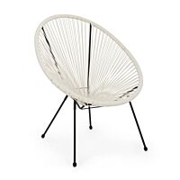 BIZZOTTO POLTRONA PARKER BIANCO