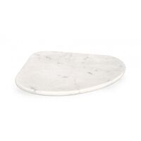 BIZZOTTO VASSOIO DECORAT KANDY MARMO BIANCO 30X26
