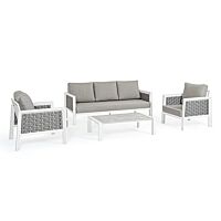 BIZZOTTO SET4 SALOTTO C-C OTAVIO BIANCO WG20