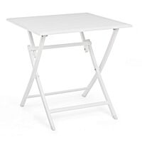 BIZZOTTO Tavolo pieghevole ELIN 70x70 bianco LH30