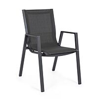 BIZZOTTO SEDIA C-BR PELAGIUS ANTRACITE YK13