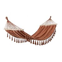 BIZZOTTO Amaca JUAN in terracotta 100x200 cm - con barre in legno