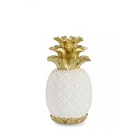 BIZZOTTO DECORAZIONE ANANAS SURABAYA BIANCO H30