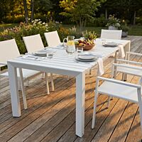Tavolo da giardino allungabile NASHVILLE 182/237 × 90