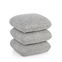BIZZOTTO pouf imbottito ANTARA grigio