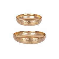 BIZZOTTO SET2 VASSOIO VARANASI TO ORO