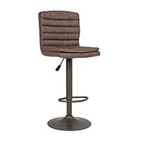 BIZZOTTO sgabello bar CONNOR marrone VINTAGE imbottito