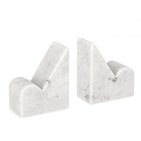 BIZZOTTO SET2 DECORAZIONE  KANDY MARMO BIANCO H12