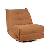 BIZZOTTO poltrona relax imbottita GITTA color rame