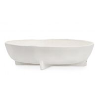 BIZZOTTO CIOTOLA DECORATIVA HISAR BIANCO 31X30,5