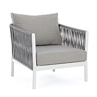 BIZZOTTO POLTRONA C-C FLORENCIA BIANCO WG20