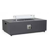 BIZZOTTO CAMINO A GAS WOLKE GRIGIO SCURO 110X65