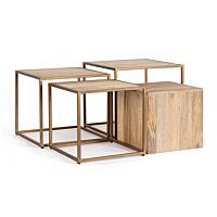 BIZZOTTO SET4 TAVOLINO JAIDEV
