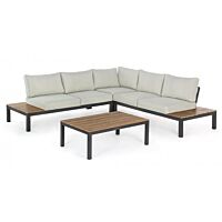BIZZOTTO SET SALOTTO ANG.C-C ELIAS ANTRACITE SJ61