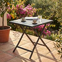 Tavolo da giardino pieghevole ALABAMA 70 × 70 taupe 