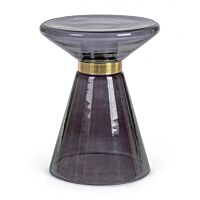 BIZZOTTO TAVOLINO AZMIN VT GRIGIO FUME' D36