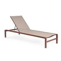 BIZZOTTO Lettino da giardino con ruote KONNOR BARN