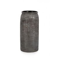 BIZZOTTO VASO PAPYRUS CIL GRIGIO SCURO H32,3