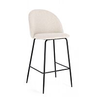 BIZZOTTO SGABELLO BAR CARRY NERO/AVORIO