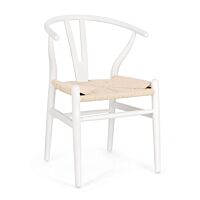 BIZZOTTO SEDIA ARTAS BIANCO