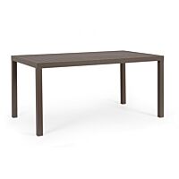 BIZZOTTO Tavolo da pranzo da giardino HILDE 150X80 caffè YK14