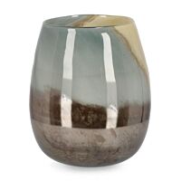 BIZZOTTO VASO MERCURY BOMB VT MARRONE H31,5