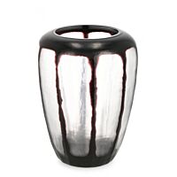 BIZZOTTO VASO KIRINDA SVAS VT TRASPARENT NERO H35