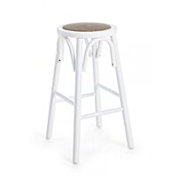 BIZZOTTO SGABELLO BAR CIRCLE BIANCO