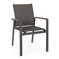BIZZOTTO SEDIA C-BR KUBIK ANTRACITE SJ61 - 0663240