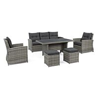 BIZZOTTO SET6 SALOTTO C-C ARIEL GREY