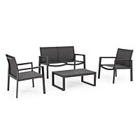 BIZZOTTO SET4 SALOTTO KALLEN ANTRACITE YK13