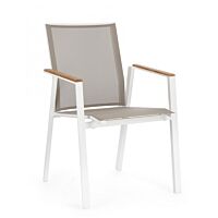 BIZZOTTO SEDIA C-BR CAMERON BIANCO GK50