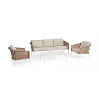 BIZZOTTO Set salotto da giardino SET4 OCEANA VAPOR YK15 con cuscini
