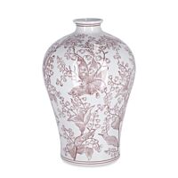 BIZZOTTO VASO CAI SVAS ROSSO BIANCO H32