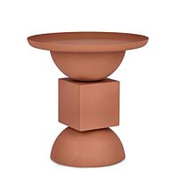 BIZZOTTO TAVOLINO ALKA TERRACOTTA D40.5