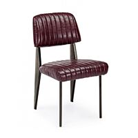 BIZZOTTO SEDIA NELLY BORDEAUX VINTAGE