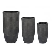 BIZZOTTO SET3 P.VASO RIGO TO ANTRACITE ALTO