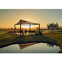 Pergola con vela VELA 3 × 3 m – Giulio Barbieri