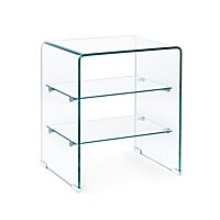 BIZZOTTO Mobiletto IRIDE 3P 50×40 – vetro, stile moderno
