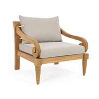 BIZZOTTO POLTRONA C-C KARUBA NATURAL - FSC