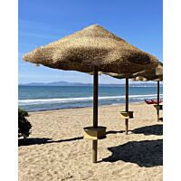Ombrellone da giardino ST BALI naturale – stile africano