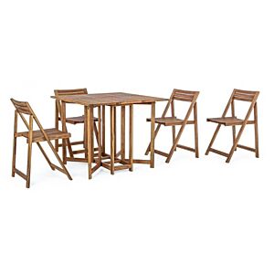 BIZZOTTO SET TAV + 4 SEDIE NOEMI
