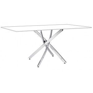 BIZZOTTO BASE TAVOLO GEORGE CROMO 160X90