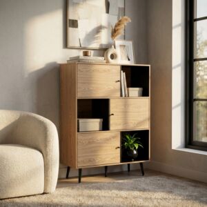 MOBILE ELWOOD NERO E NATURALE -  MO-806776