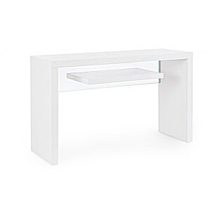 BIZZOTTO CONSOLLE 2P LINE WOOD BIANCO 120X40