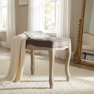 SGABELLO MARLY IN VELLUTO TAUPE