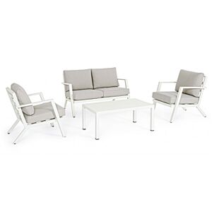 BIZZOTTO SET4 SALOTTO C-C HARLEY BIANCO YK11
